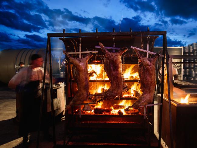 Mona's Heavy Metal Kitchen. Picture supplied by Mona for Dark Mofo Winter Feast 2018. Tasmania. Tourism.