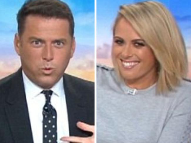 Karl Stefanovic and Sylvia Jeffreys