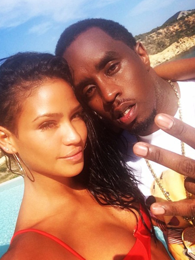 Ventura and Combs on holiday. Picture: Instagram