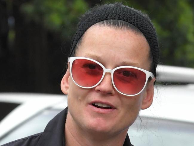 WOLLONGONG, AUSTRALIA - NewsWire Photos November 23, 2020: Criminal identity Belinda Van Krevel outside Wollongong Courthouse.Picture: NCA NewsWire / Simon Bullard.