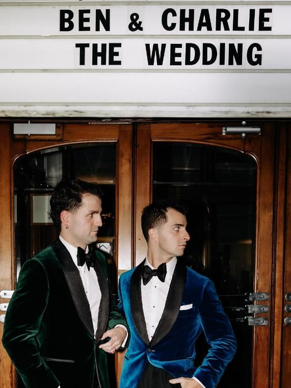 Ben Schapel and Charlie Hamra’s "big fat gay wedding" at The Regal Theatre. Pictures: In The Mood For Love Photography