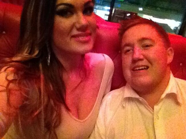Neil Symes with Tamara Candy. Picture: Twitter