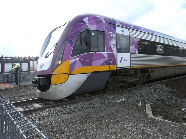 Lara Train Station. Geelong region train stations. Picture: Alan Barber