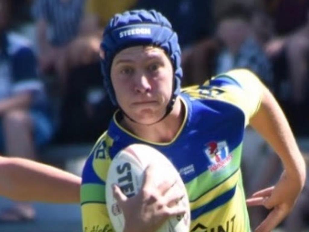 Sam Anderson in action for Wanderers Junior Rugby League Club. Picture: Supplied.