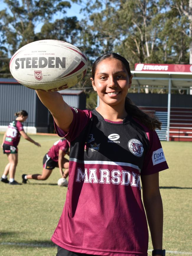 Marsden SHS student Taya Hudson. Pic: Kimberley Chadburn