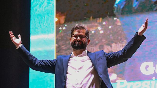 Gabriel Boric, a 35-year-old leftist who wants to scrap Chile’s free-market model, was elected the country’s president on December 19. Picture: AFP