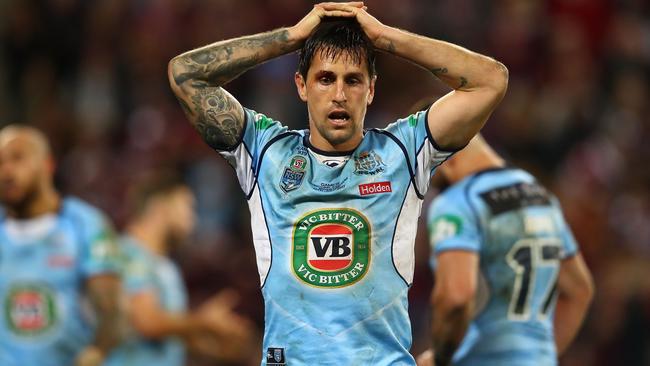 Mitchell Pearce has become something of a scapegoat for NSW. (Cameron Spencer/Getty Images)