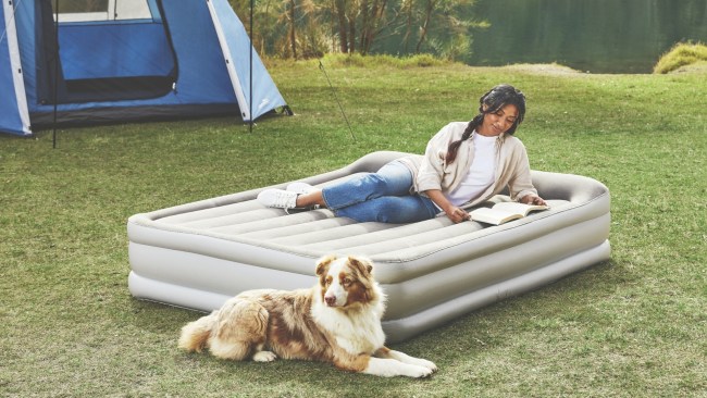 Why sleep on a thin hiking mattress when you can doze like royalty on this?