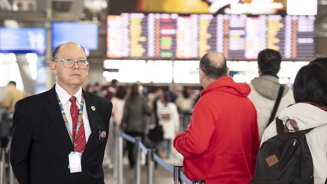 A Qantas spokesperson said the cancellations are as a result of backlogs over recent days. Picture:NCA NewsWire, Monique Harmer