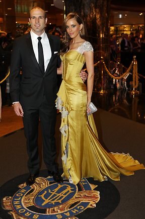 <p>The Judd couple at the 2011 Brownlow Awards Ceremony. Picture: Michael Klein</p>