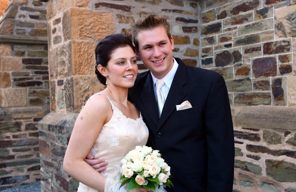 Social - wedding of Amy Heysen and Stephan Knoll at St Laurence's Church, North Adelaide.