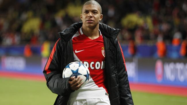 Monaco's Kylian Mbappe.