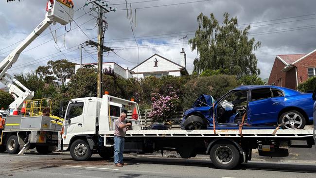 Serious crash Main Rd, Montrose on December 28, 2024. Picture: Molly Appleton