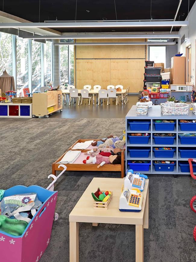 One of the new classrooms at the Royal Far West in Manly. Guests attending the launch of the new building were treated to a tour of the service. Picture: Troy Snook