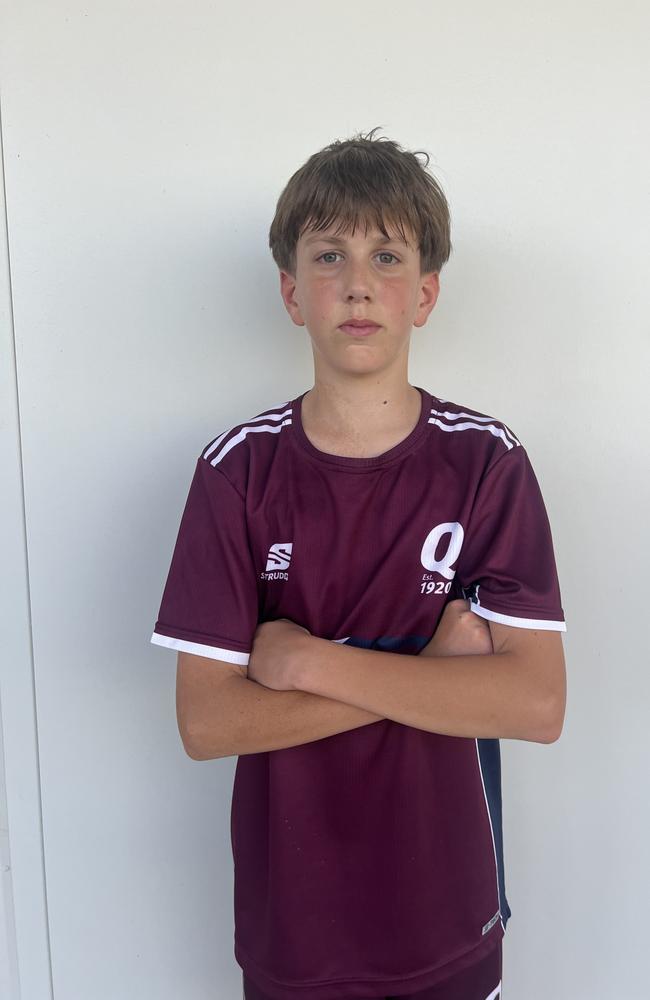 QRSS U12 Netball boys. Pictured: Christian McKain