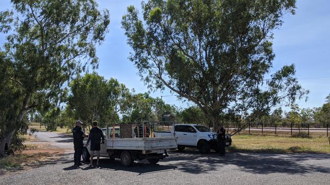 Police conduct random vehicle searches and drug and alcohol testing at the Minmarama Aboriginal community on Dick Ward Dr.