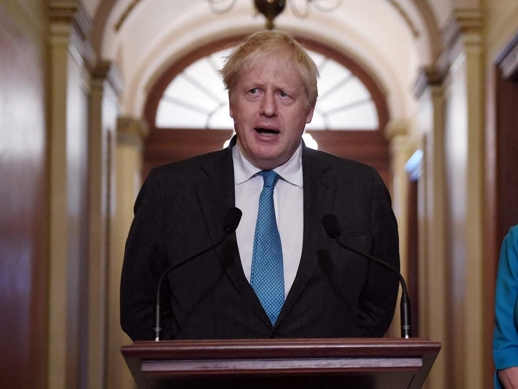 British Prime Minister Boris Johnson told France to ‘prenez un grip’, translating to ‘get a grip’. Picture: Olivier DOULIERY / AFP.