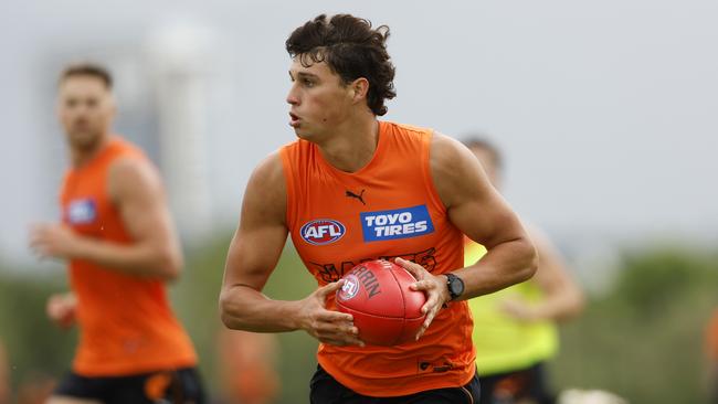 Finn Callaghan could get a bigger role in the GWS midfield this week. Picture: Phil Hillyard