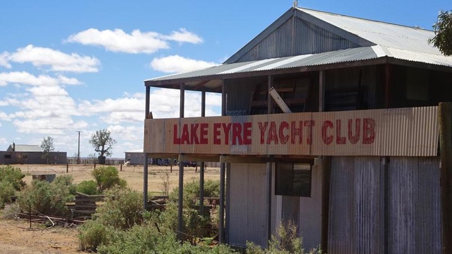 The Lake Eyre Yacht club based at Marree.
