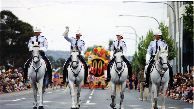 Police grey horses are part of the history of SA.