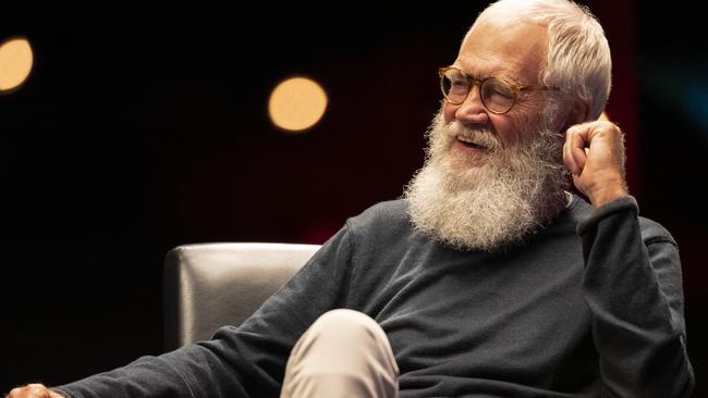 David Letterman is the host of My Next Guest Needs No Introduction. Picture: Netflix