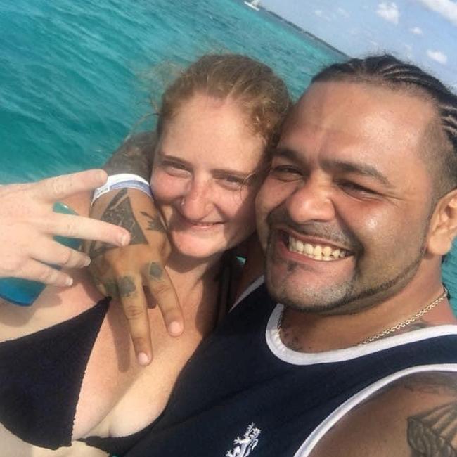 Missing Whitsunday woman Tahnee Shanks with her former partner Jorge Aguirre Astudillo. Picture: Facebook