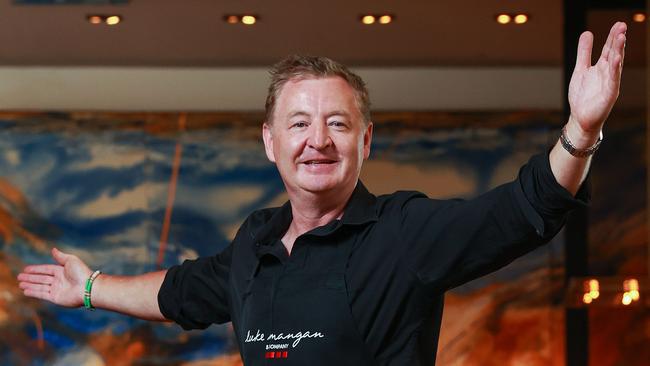 Restaurateur Luke Mangan, at Glass Brasserie, Picture: Justin Lloyd.