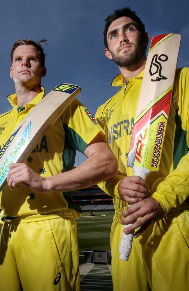 Australian players Steve Smith and Glenn Maxwell are itching to take on the Poms at the MCG on Saturday.