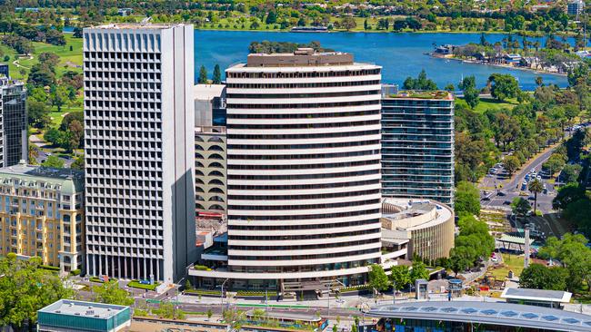 The ‘Tower of Power’ at 1 Albert Road, Melbourne.