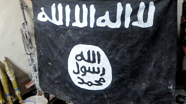 Police raids allegedly uncovered hand drawn Islamic State flags. Picture: Getty Images