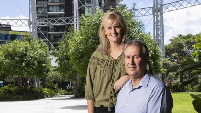 Uncharted territory: The future health ramifications for Long COVID sufferers such as Gary Macpherson, 63, pictured with his wife, Shelly Hillis, 52, are uncertain. Picture: Mark Cranitch.