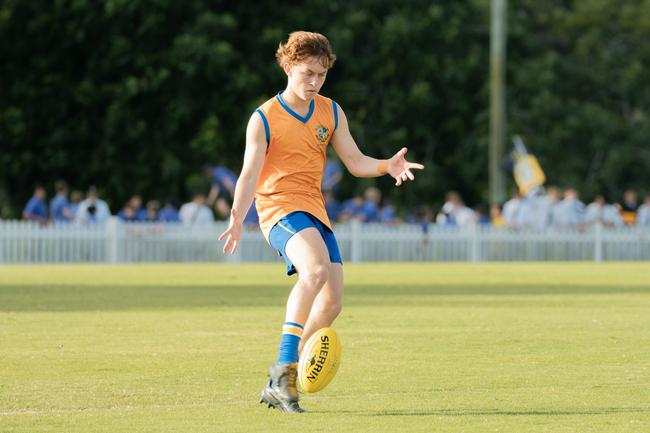 Liam Rice in action during the Australian rules football season. Picture courtesy of DenverJensen.