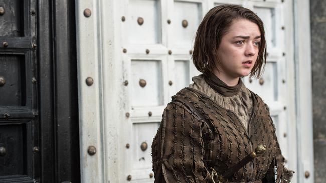 Assassin ... Maisie Williams as Arya Stark in the controversial fifth season of Game of Thrones.