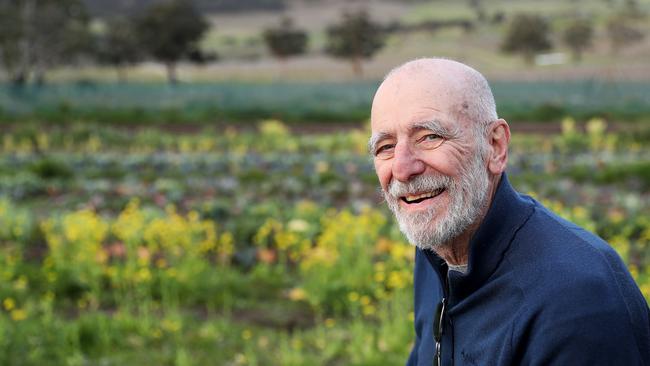 Tony Scherer on his farm at Penna. Picture: SAM ROSEWARNE.