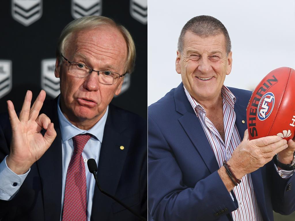 (L-R) Peter Beattie and Jeff Kennett.