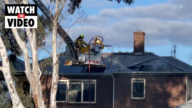 Drysdale house engulfed in fire