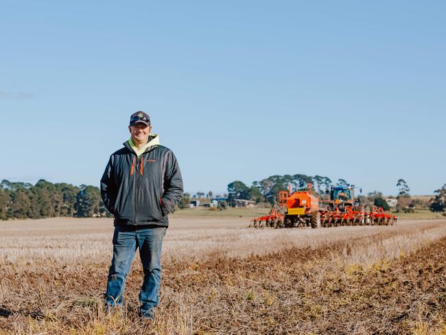 Sowing Update Stewart Hamilton from Inverleigh.  Photo by Chloe Smith  Photo by Chloe Smith.