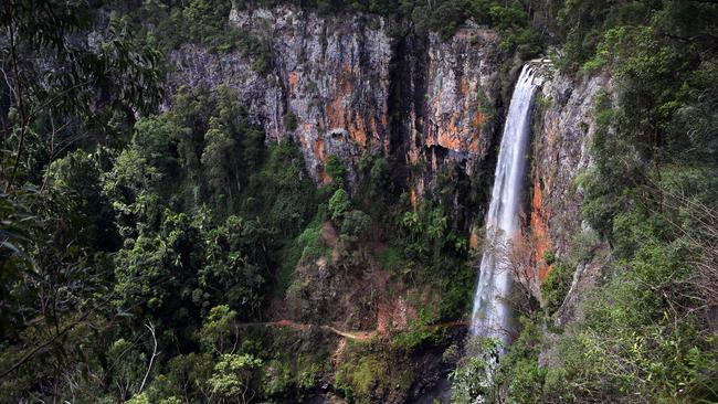 Purling Brook Falls at Springbrook. Pics Adam Head