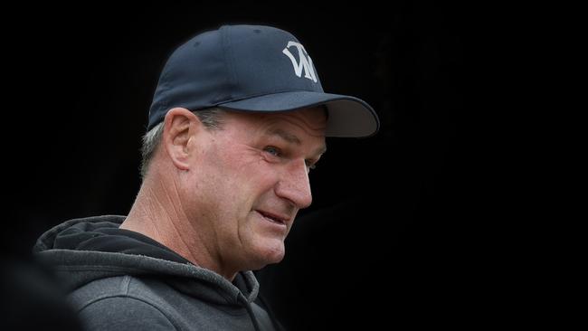 Darren Weir at his training facility. Picture: Tony Gough