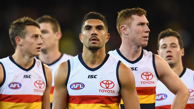 Former Adelaide Crow Curtly Hampton. Picture: Quinn Rooney/Getty Images