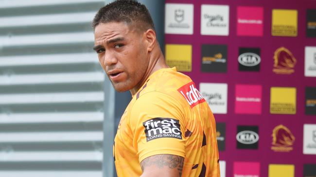 Joe Ofahengaue has left the Brisbane Broncos. Picture: Annette Dew