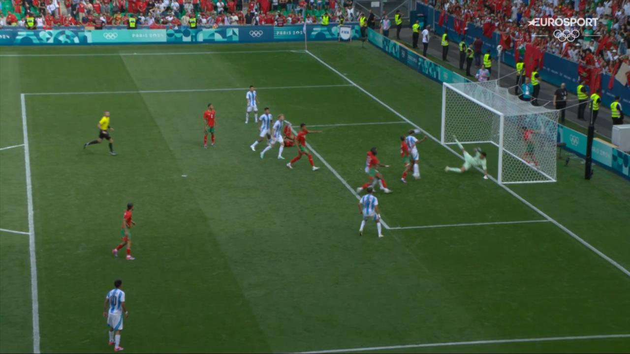 The goal was tapped over the line. Photo: EuroSport.