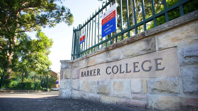 Barker College at Hornsby also sets parents back more than $1 million.