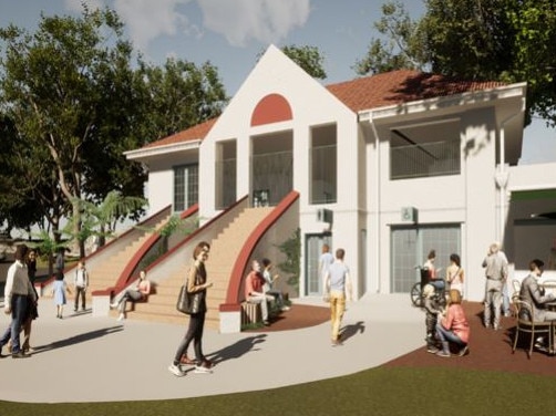 Artist impression of the proposed design for a new amenities block at Parsley Bay. The old block will be replaced by a pump station for the outfalls project.