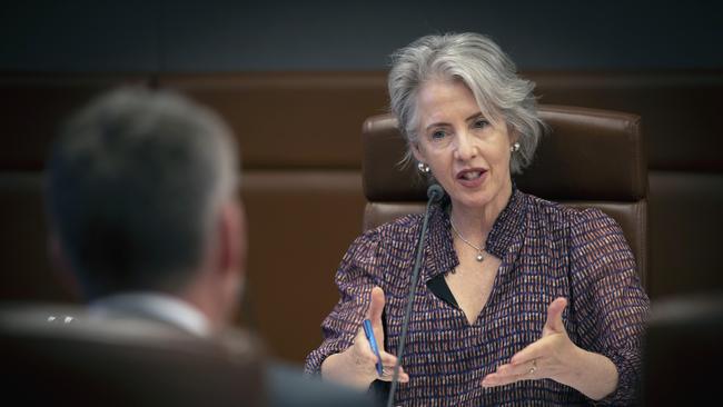 Parliament Ambulance Ramping Inquiry, Greens leader Rosalie Woodruff. Picture: Chris Kidd