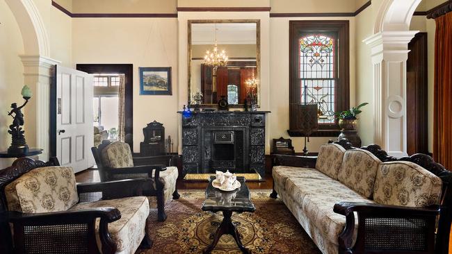 The Victorian-era house built by James Dalton is on 2327sq m in the heart of Orange, has five bedrooms, two bathrooms and two car spaces.