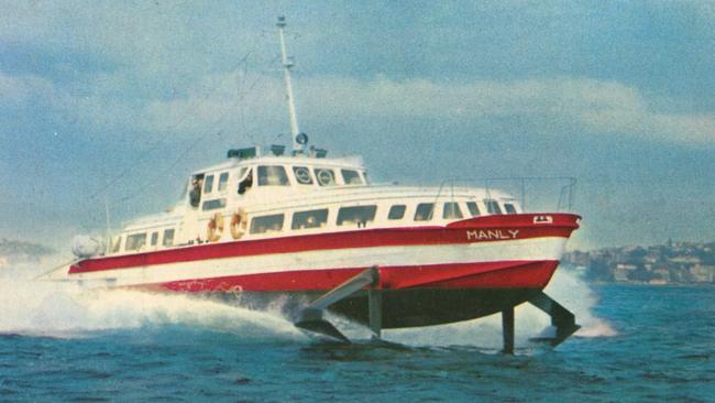 The hydrofoil Manly. Photo Northern Beaches Library