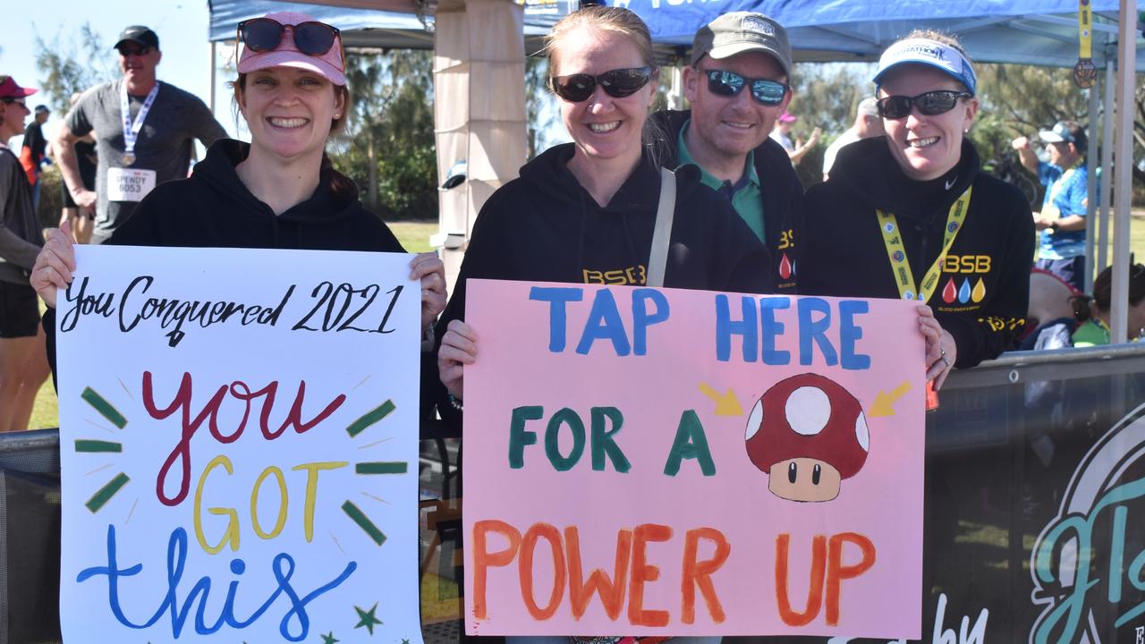 Blood Sweat and Beers running group at the 2022 Sunshine Coast Marathon. Picture: Eddie Franklin