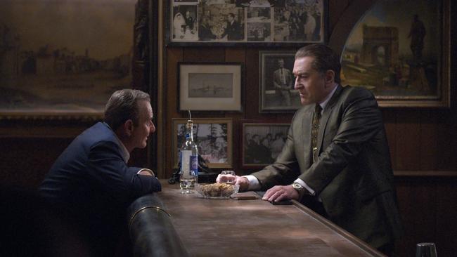 Joe Pesci and Robert De Niro in The Irishman.