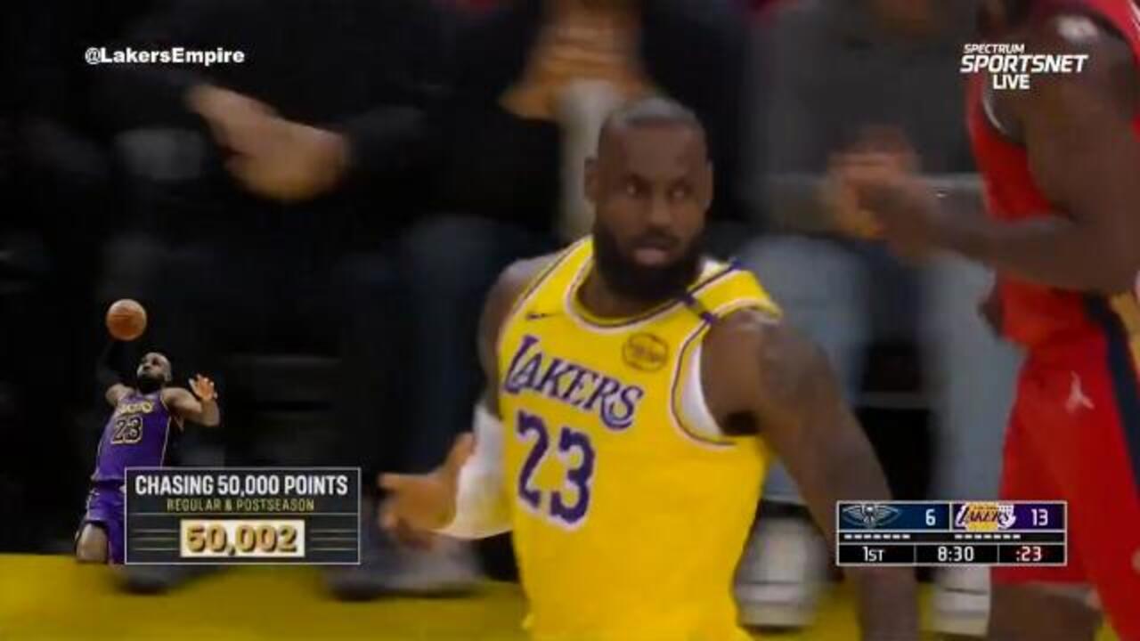 'GOT IT' Lebron hits 50,000 points!